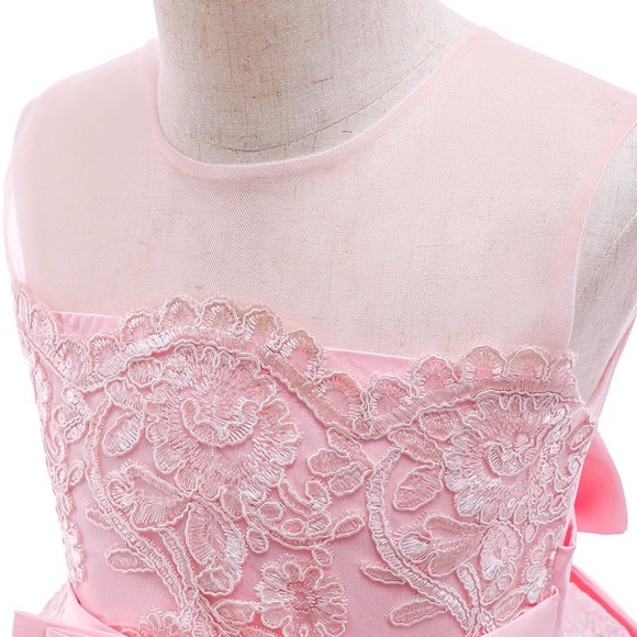 Luxury Floral Embroidered Birthday Wedding Princess Dress 5033 - Picture 5 of 8